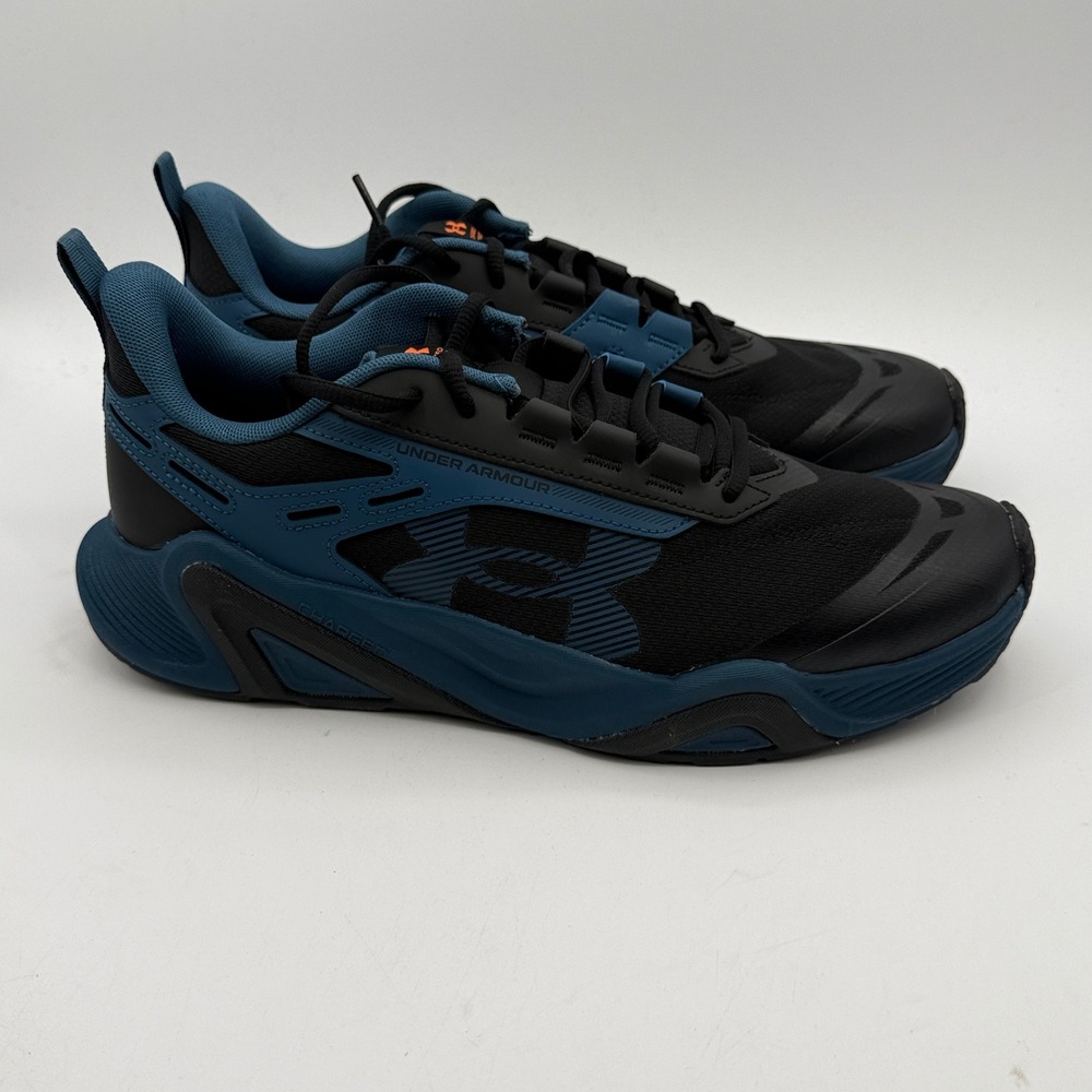 Under Armour Charged Commit TR 5 Shoes Men Size 11 Blue Black 3026607-400